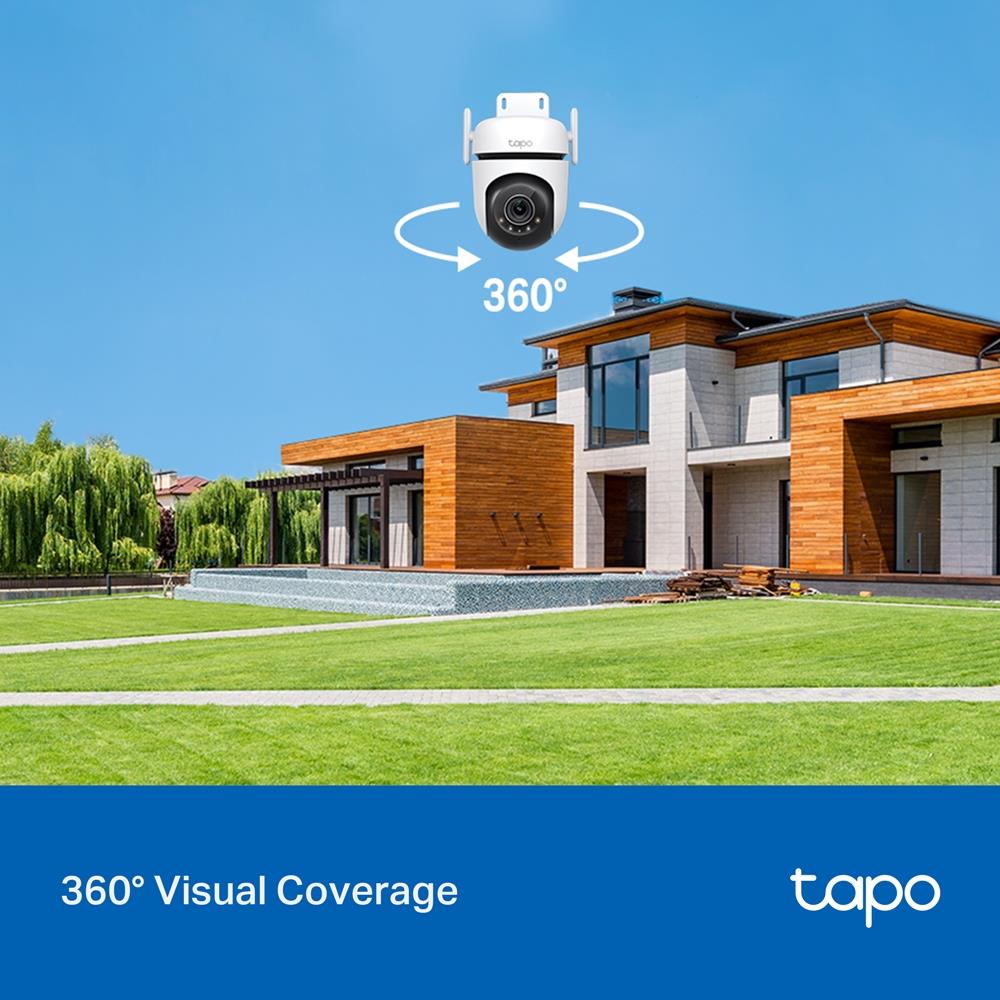 TP-Link Tapo C520WS 2K QHD Outdoor IP66 Pan/Tilt Wi-Fi Güven Kamerası 