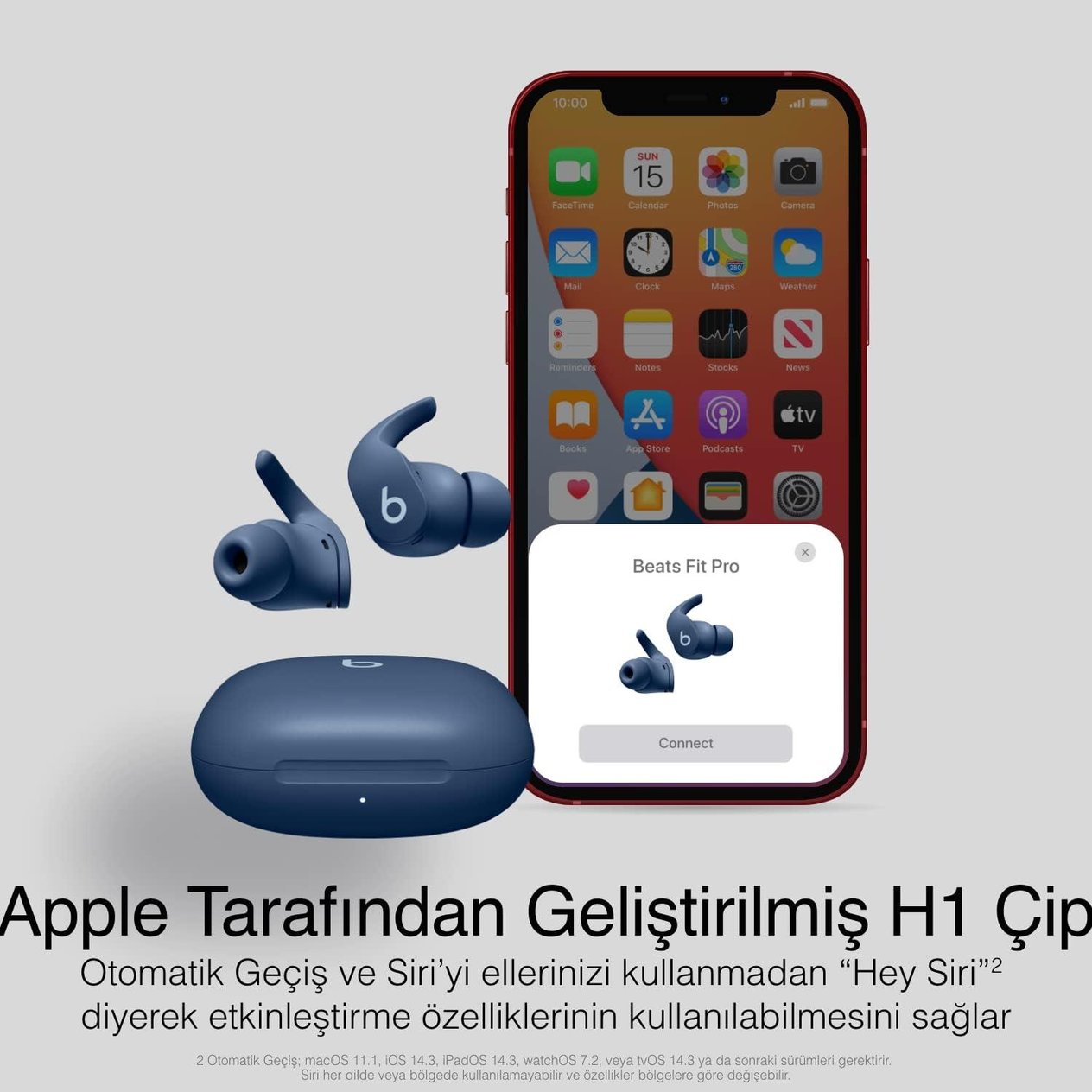 Beats Fit Pro Gürültü Önleme Özellikli Gerçek Kablosuz Kulak İçi Kulaklık - Derin Mavi