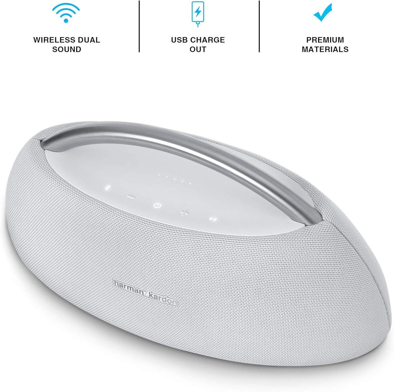 Harman Kardon GO PLAY Mini Bluetooth Hoparlör - Beyaz
