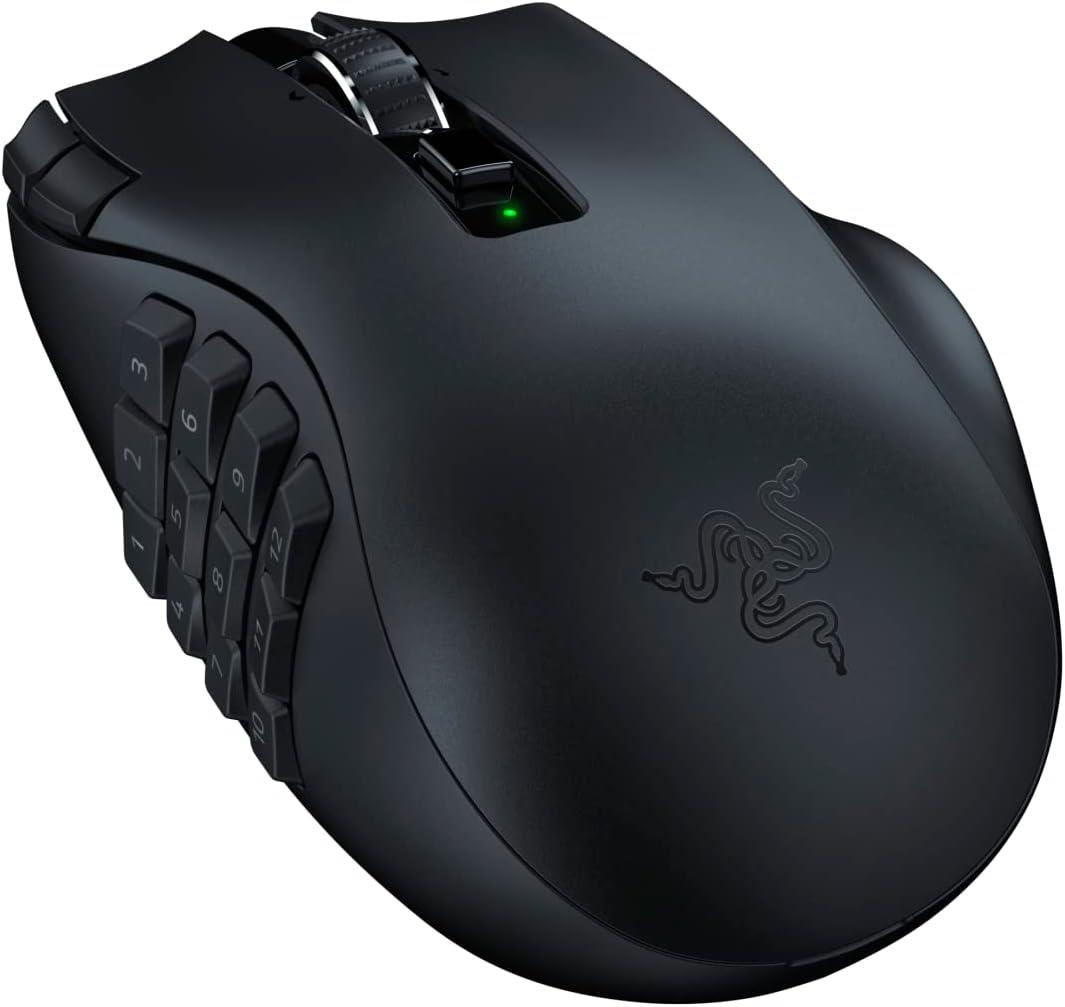 Razer Naga V2 HyperSpeed - Ergonomik Kablosuz MMO Gaming Mouse