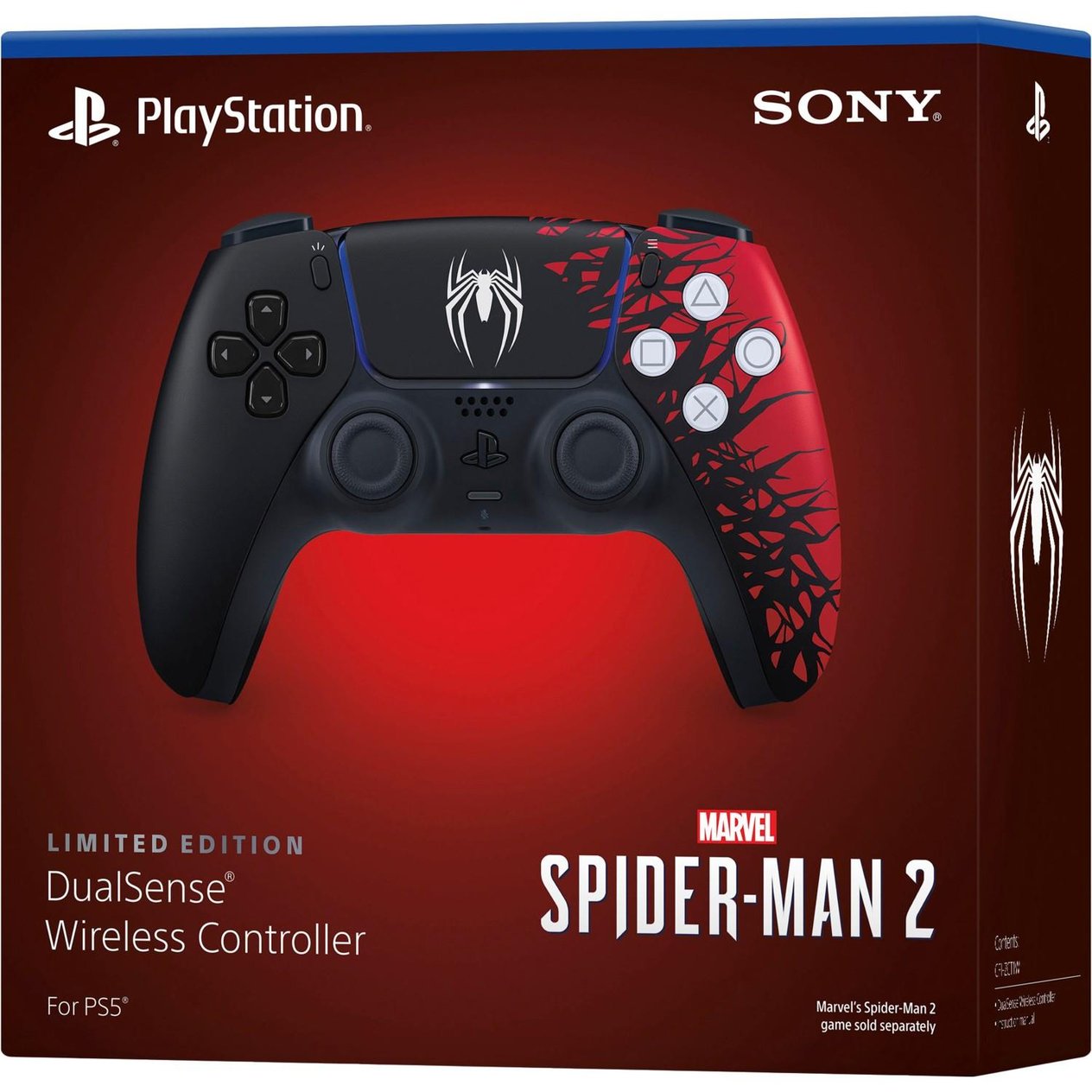 Sony Playstation 5 Dualsense Controller Oyun Kolu - Spider-Man 2 Limited Editon ( Bilkom Garantili)