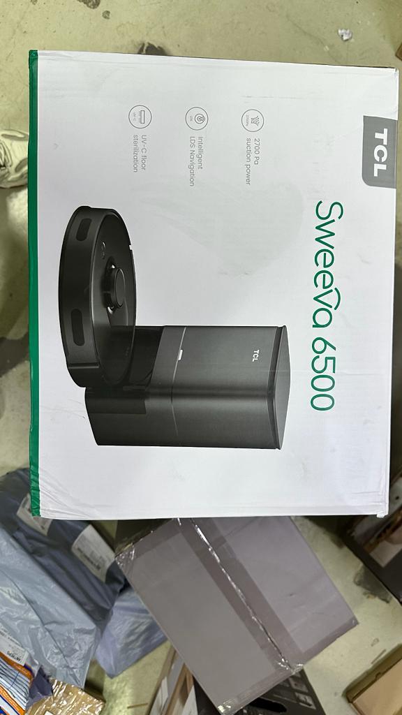 OUTLET TCL Sweeva 6500 Çöp İstasyonlu Akıllı Robot Süpürge