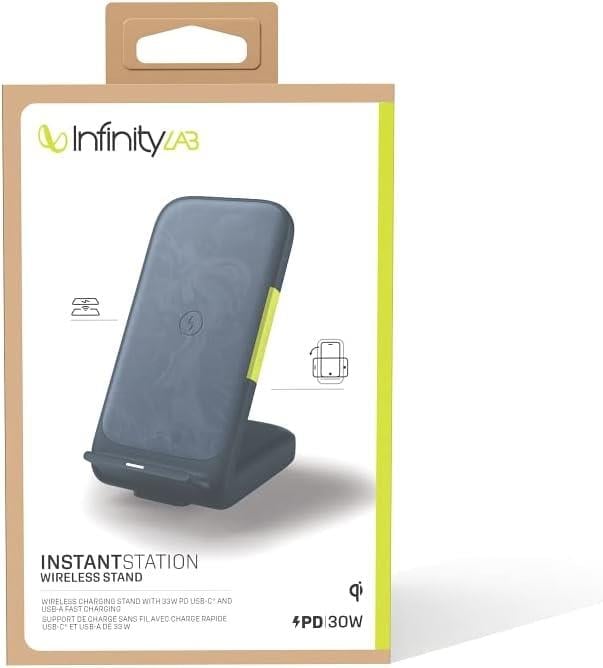 OUTLET Infinitylab by Harman - InstantStation Wireless Şarj Standı, 33W, Mavi