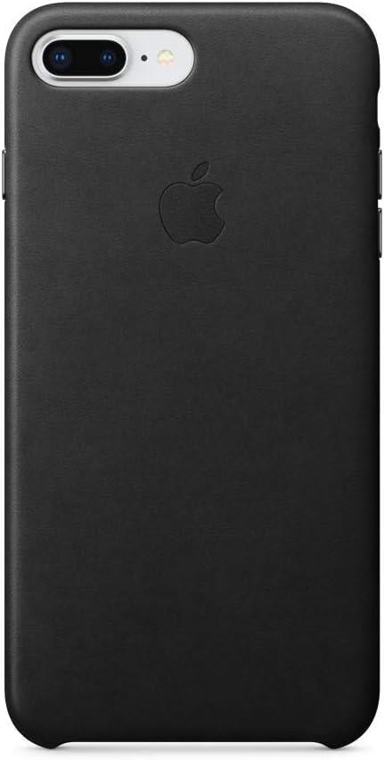 Apple iPhone 8 Plus - 7 Plus Deri Kılıf - Siyah