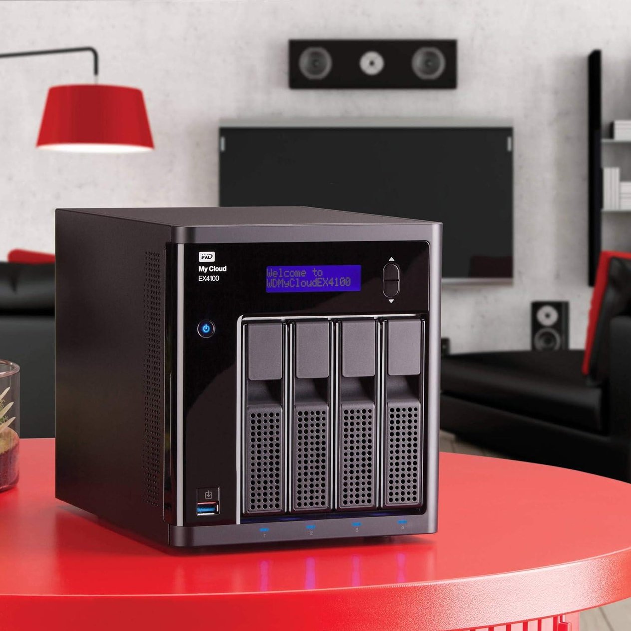 Wd My Cloud Pro Serisi PR4100 32TB  Nas Depolama Ünitesi WDBNFA0320KBK-EESN