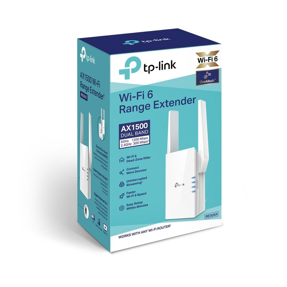 TP-LINK RE505X AC1200 1200Mbps Wi-Fi 6 MENZİL GENİŞLETİCİ
