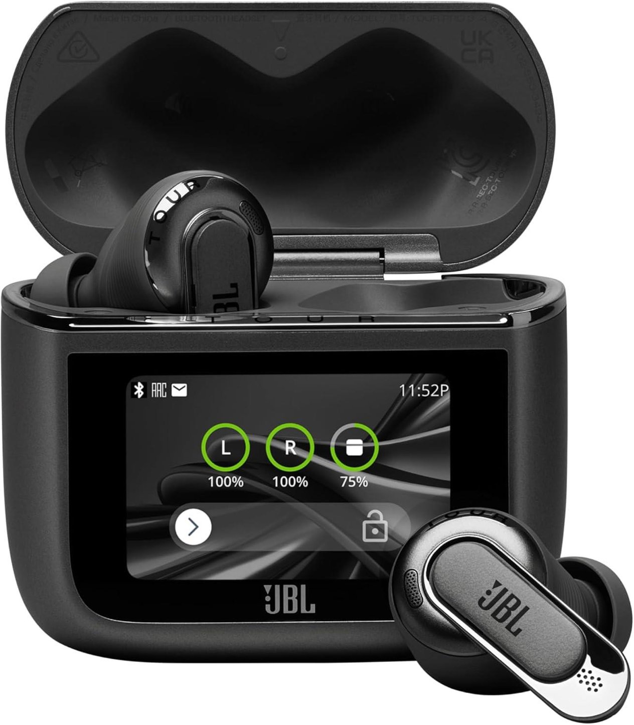 JBL Tour Pro 3 TWS NC Bluetooth Kulaklık with Smart Case, Siyah