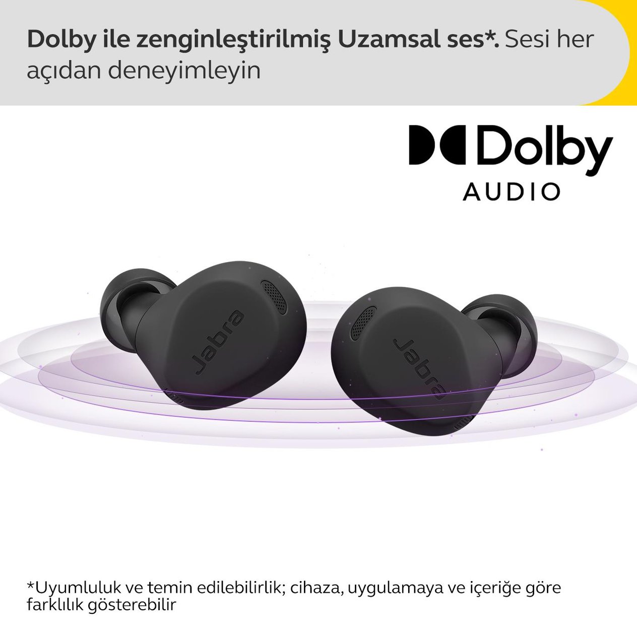 Jabra Elite 8 Active Bluetooth Kulaklık (Toz-Su-Ter Geçirmez) - Siyah
