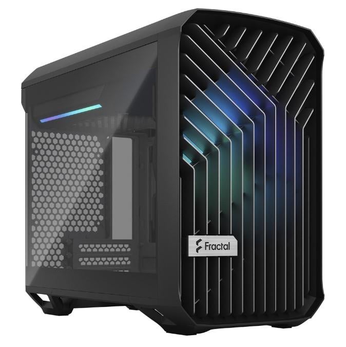 Fractal Design Torrent Nano Siyah RGB Temper Camlı Oyuncu Bilgisayar Kasası (FD-C-TOR1N-02)