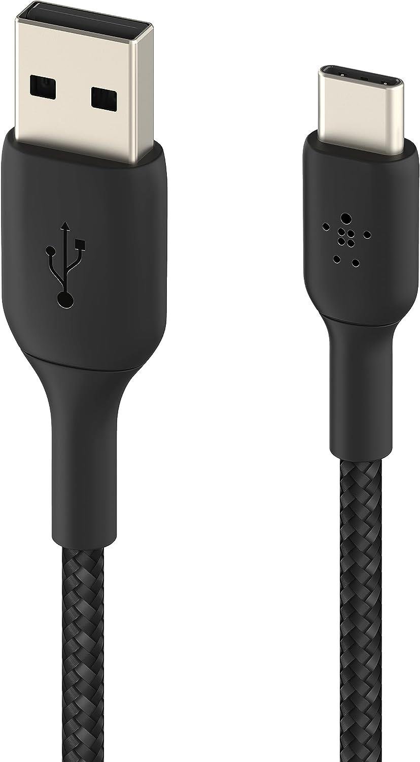 Belkin Type-c Örgülü Data & Hızlı Şarj Kablo 1m Siyah / Cab002bt1mbk