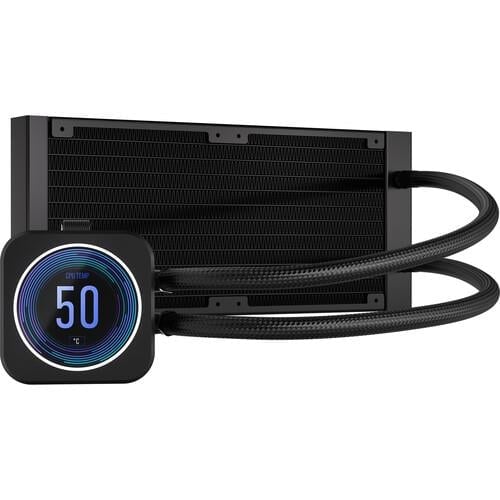 Corsair iCUE H100i ELITE LCD XT Display 240mm Liquid CPU Soğutucu Siyah CW-9060074-WW