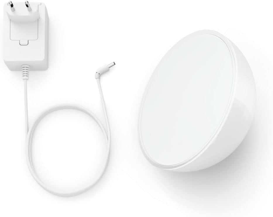 Philips Hue GO V2 Taşınabilir Akıllı Led Masa Lambası, Bluetooth Özellikli, Beyaz ve Renkli