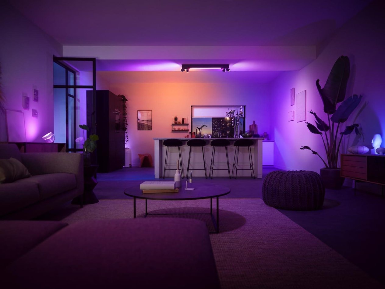 Philips Hue Centris 4'lü Akıllı Led Spot Lamba 4x4.2W (Siyah) v2