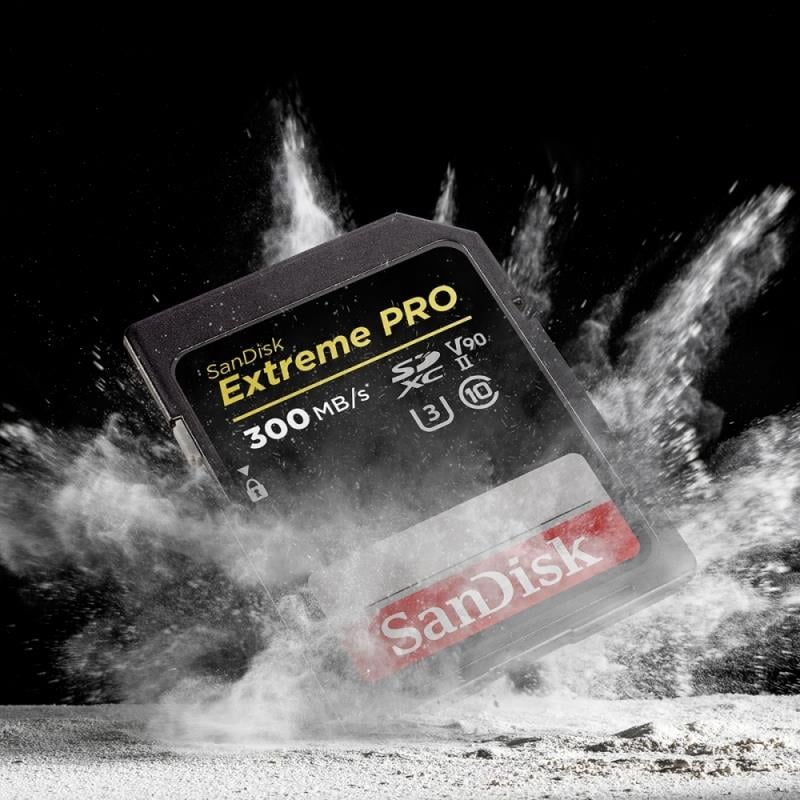 Sandısk 128GB SD Kart 300MB/s Extreme Pro Hafıza Kartı SDSDXDK-128G-GN4IN 