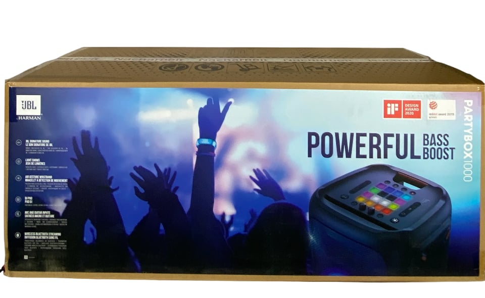 JBL PartyBox 1000 Bluetooth Hoparlör + Partybox Mikrofonu Hediye