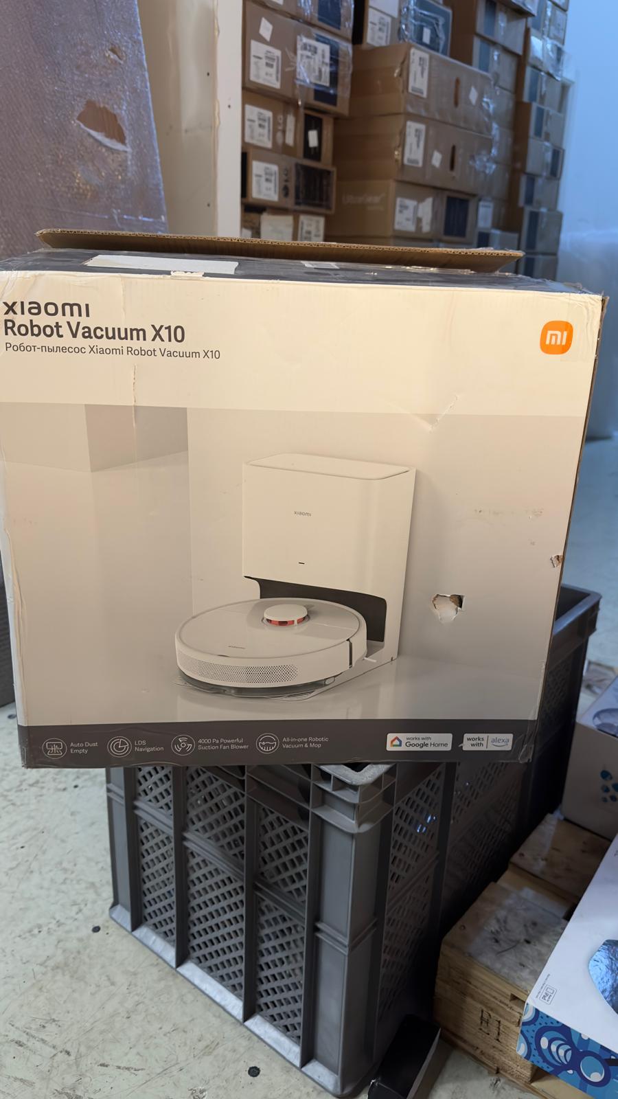 OUTLET Xiaomi Robot Vacuum X10 Çöp İstasyonlu Akıllı Robot Süpürge