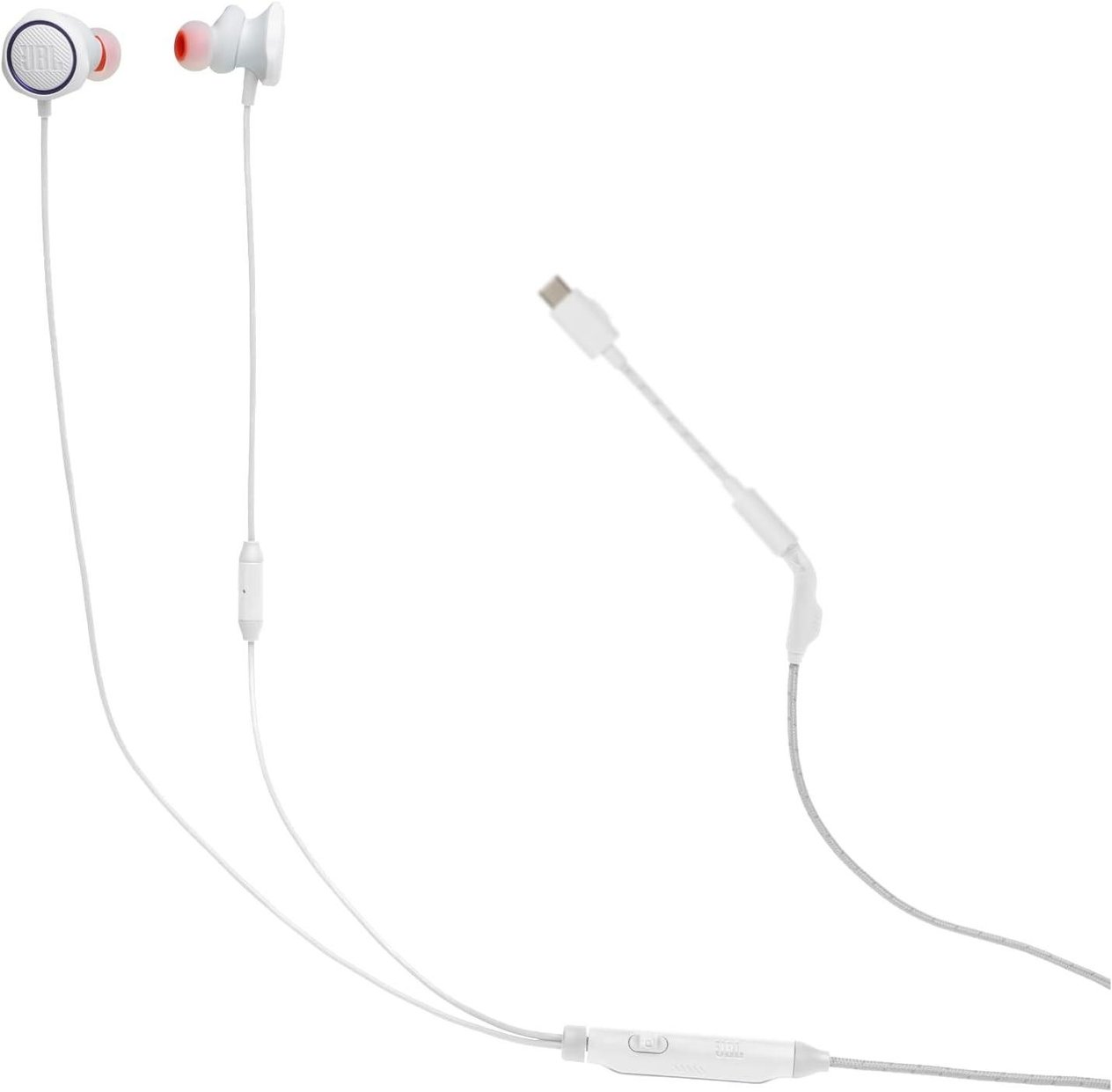 JBL Quantum 50 USB-C Gaming Kablolu Kulaklık, Beyaz