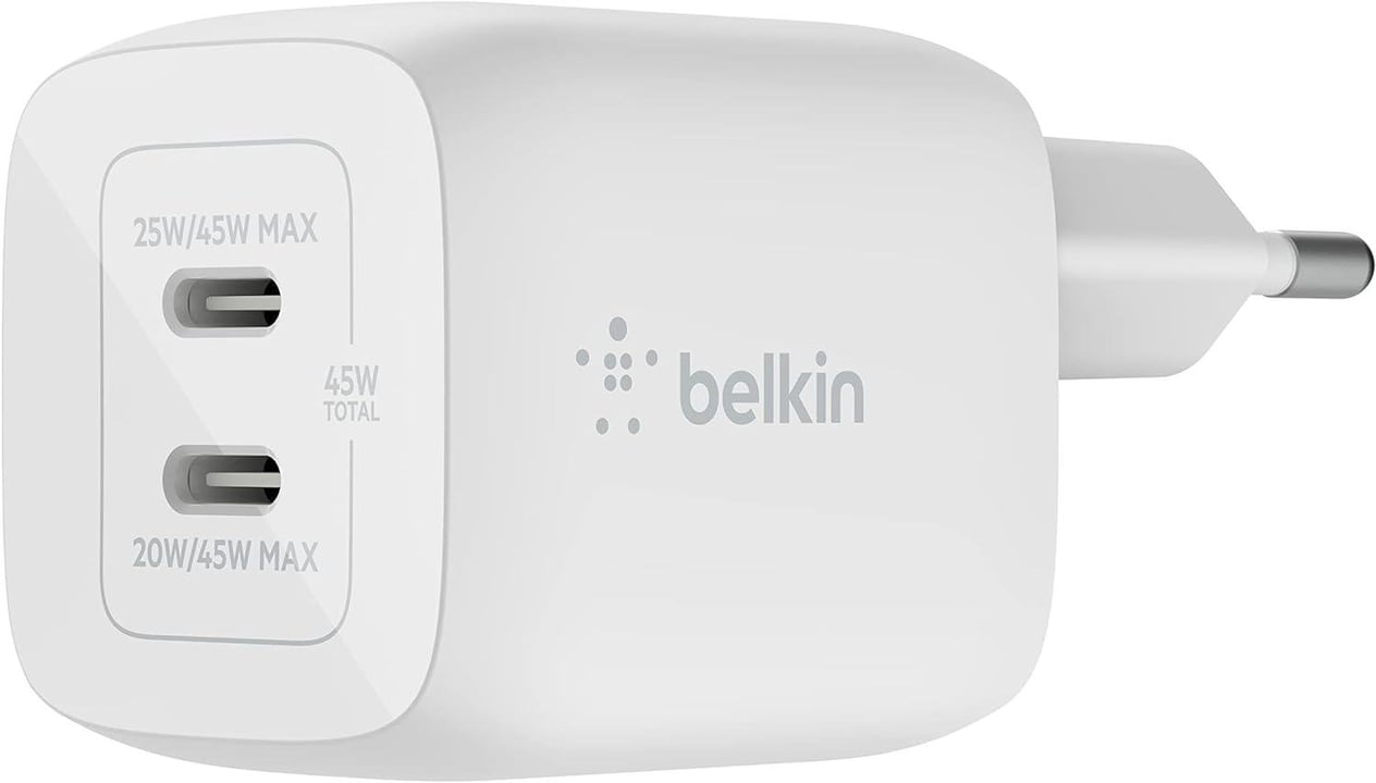 Belkin Çift Type-C 45W Şarj Cihazı WCH011VFWH
