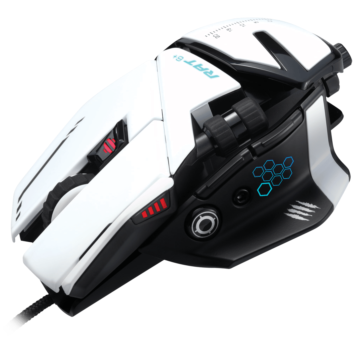 Mad Catz RAT 6+ Kablolu Gaming Mouse - Beyaz