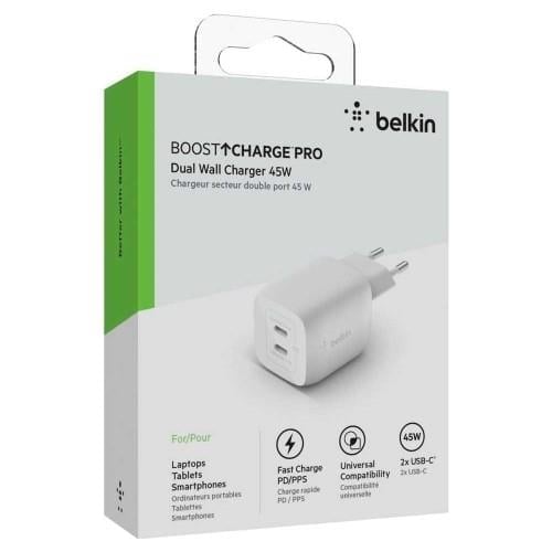 Belkin Çift Type-C 45W Şarj Cihazı WCH011VFWH