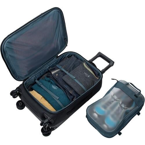 Thule Aion 4 Tekerlekli Carry on Spinner 35L Valiz, Siyah
