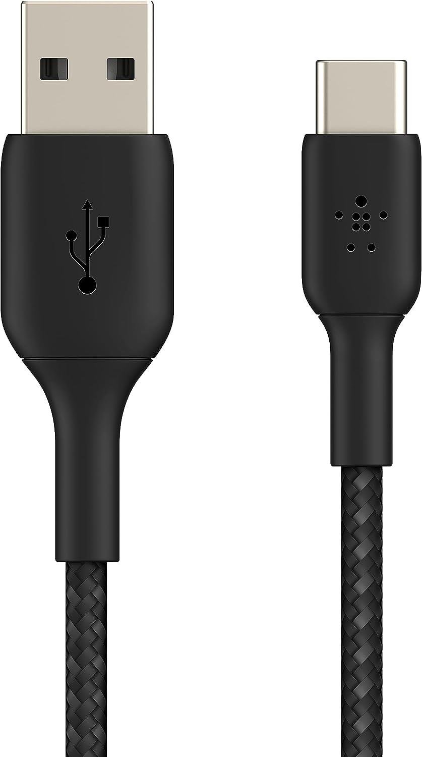 Belkin Type-c Örgülü Data & Hızlı Şarj Kablo 1m Siyah / Cab002bt1mbk