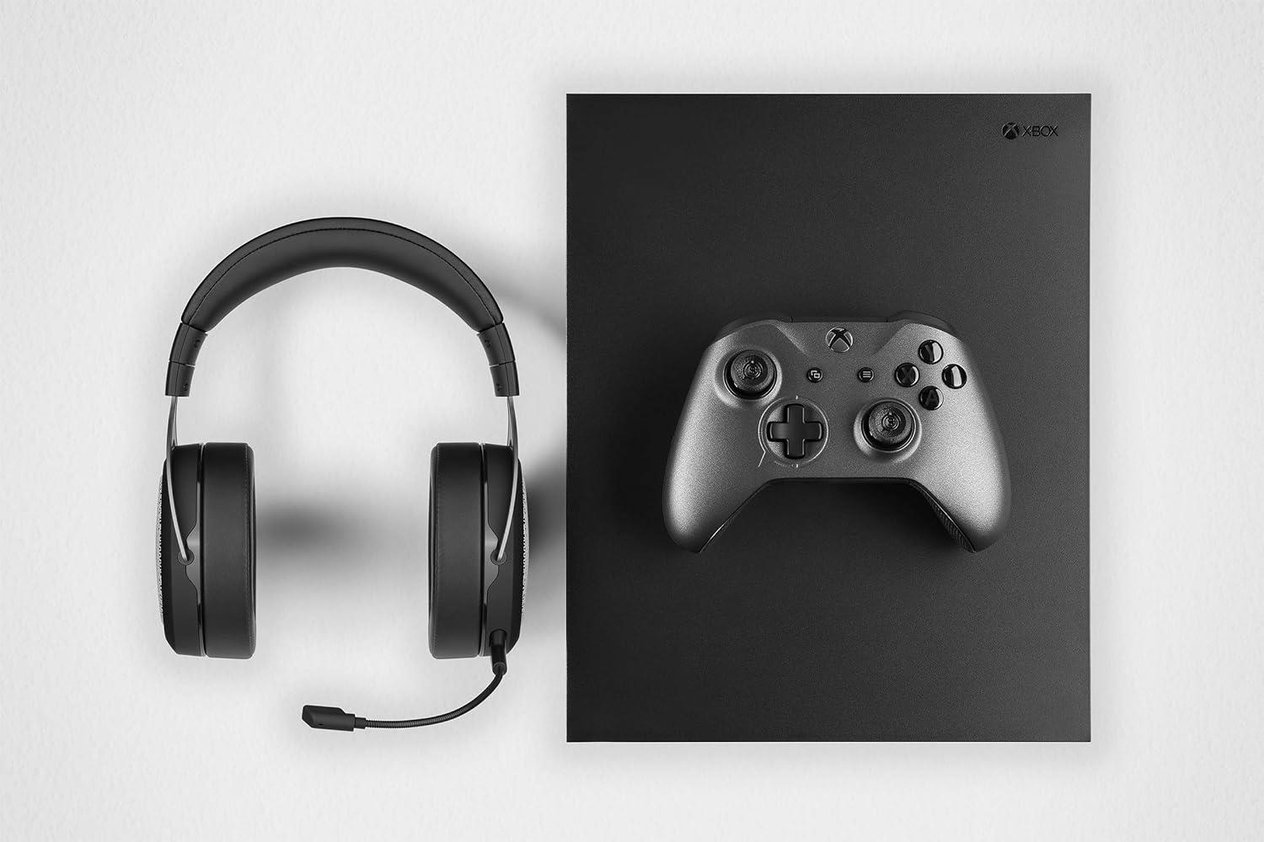 CORSAIR HS75 XB Kablosuz Kulaklık, Dolby Atmos, USB Dongle olmadan Bağlantı (Xbox Series X ve Xbox One) Siyah (CA-9011222-EU)