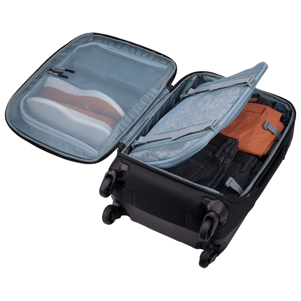 Thule Subterra 2 Kabin Boy Valiz 4 Tekerlekli, 55cm Siyah