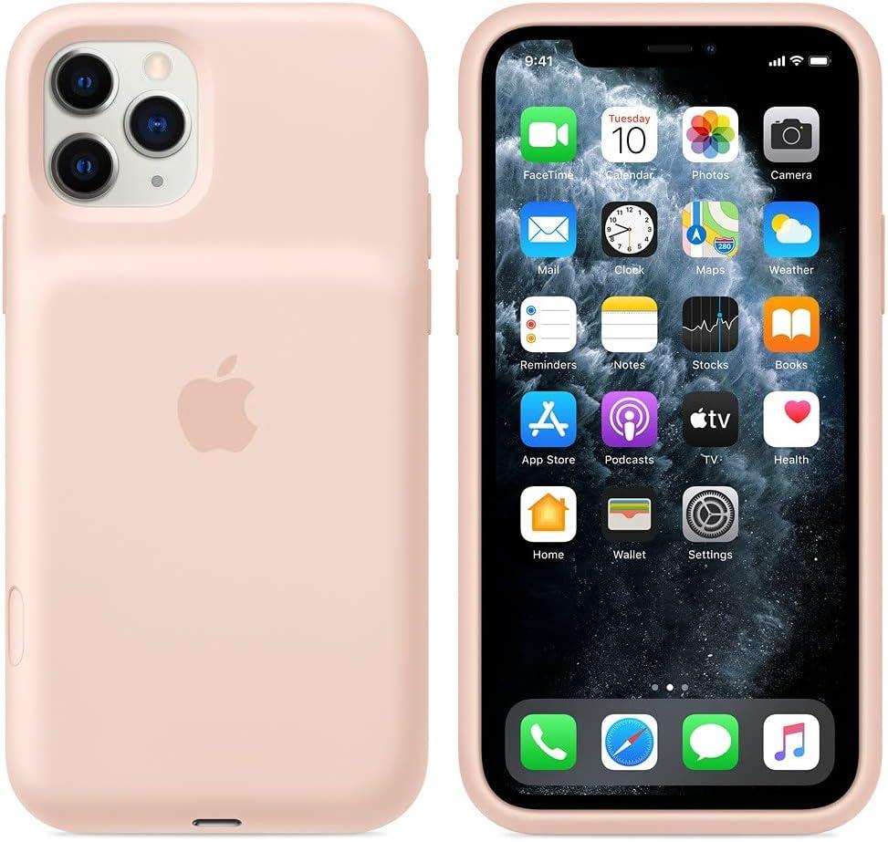 Apple iPhone 11 Pro Smart Battery Case Kum Pembes