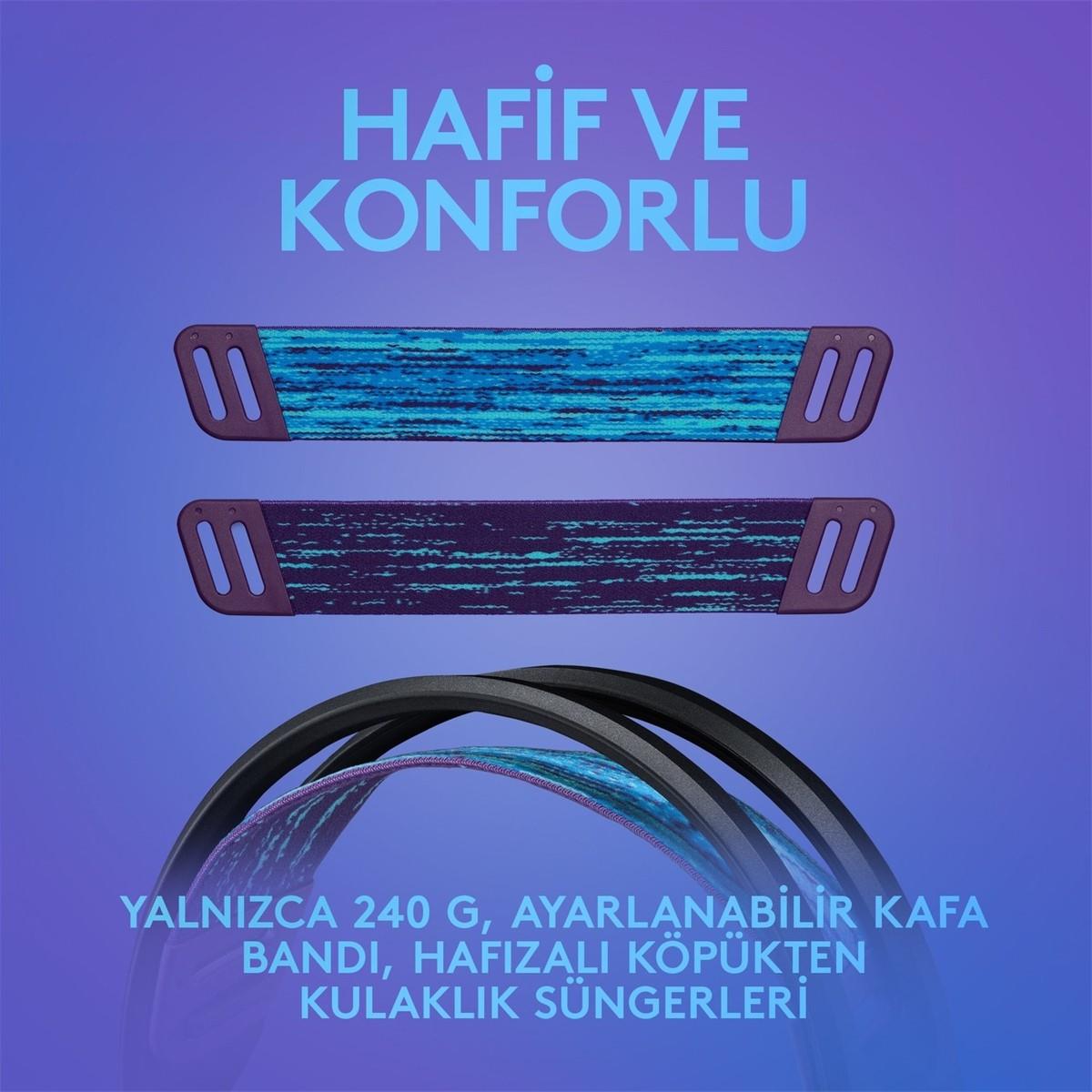 LOGİTECH G G335 KABLOLU OYUNCU KULAKLIĞI - SİYAH 981-000978