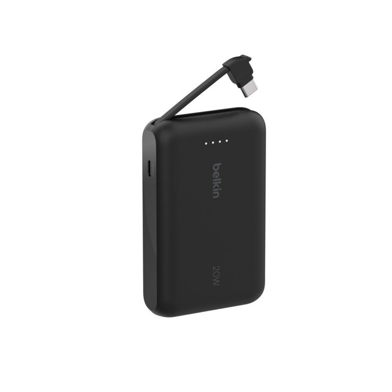 Belkin BoostCharge Powerbank, Entegre Type-C Kablolu 10K PD 20W, Siyah