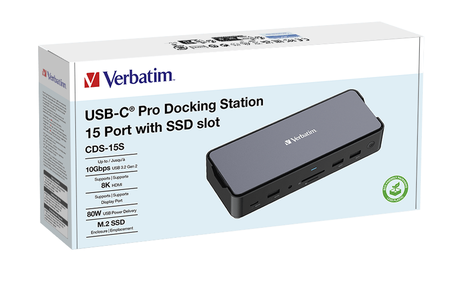 32173-891 USB-C PRO DOCKING STATION 15 PORT WITH SSD SLOT CDS-15S