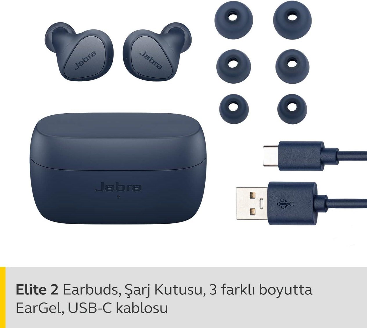 Jabra Elite 2 Lacivert - 100-91400003-60
