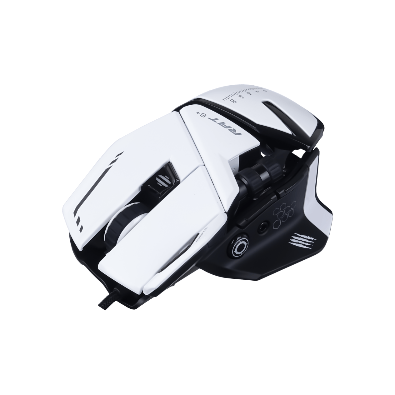 Mad Catz RAT 6+ Kablolu Gaming Mouse - Beyaz