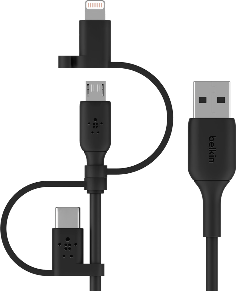 Belkin CAC001BT1MBK Universal Kablo Micro-USB-USB-C-L
