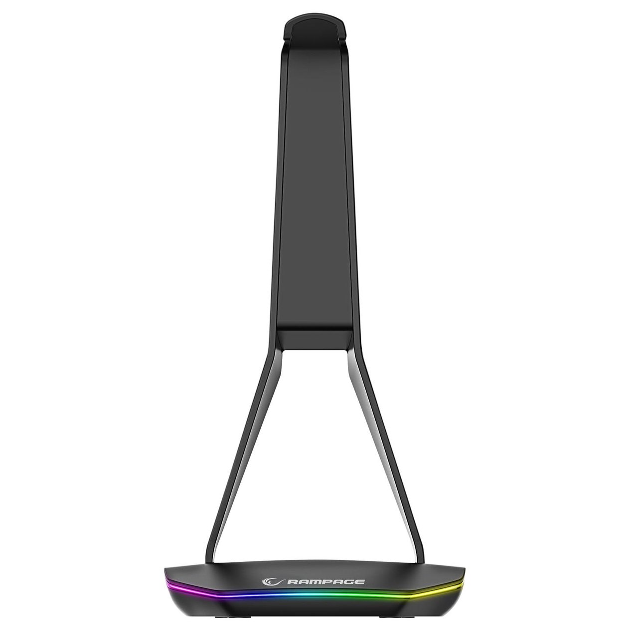 Rampage TOWER T14 Kulaklık İçin Stand RGB Işıklı 2*Usb Port Siyah