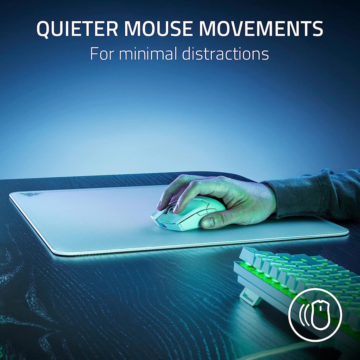 Razer Atlas - Birinci Sınıf Temperli Cam, Ultra Pürüzsüz Yüzey Cam Mousepad 