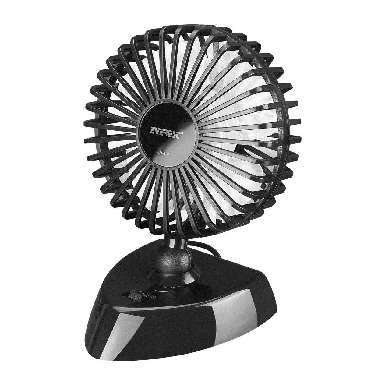Everest EFN-504 Taşınabilir Masaüstü Siyah USB Fan