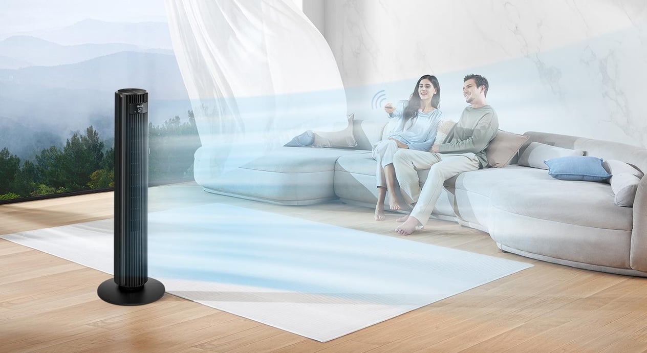 Levoit Classic Kule Tipi Fan (107 Cm) Siyah