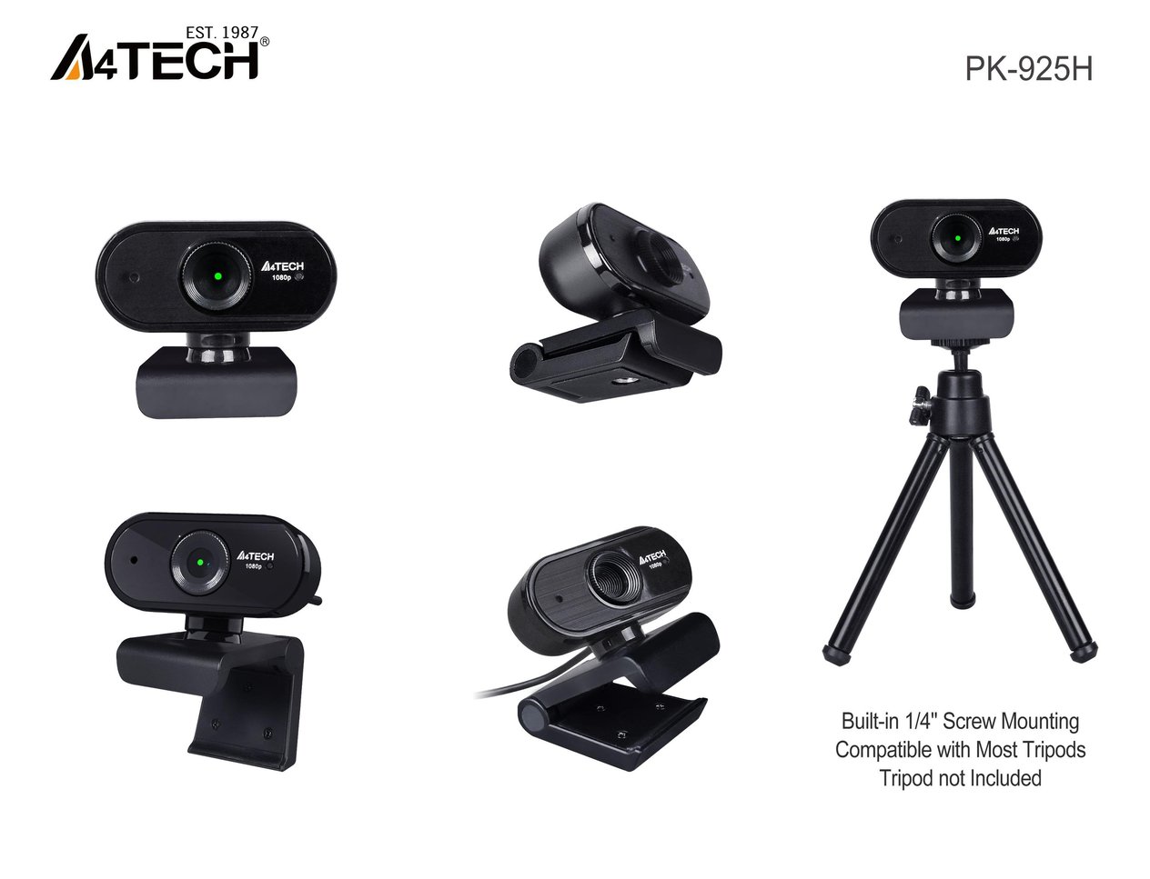 A4 TECH WEBCAM PK-925H FULL HD 1080P-1920 x 1080     