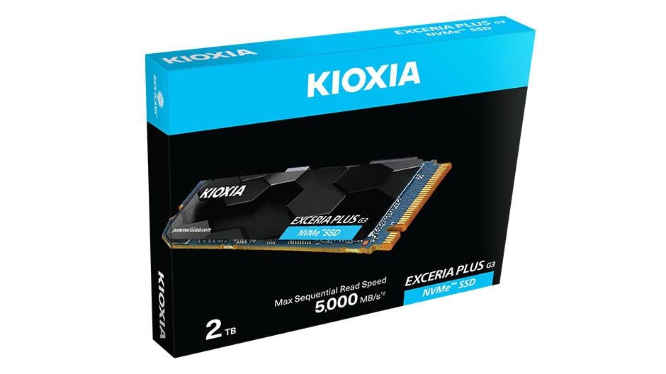 Kioxia PCIe M2 2TB Exceria Plus G3 NVMe 3D 5000/3900