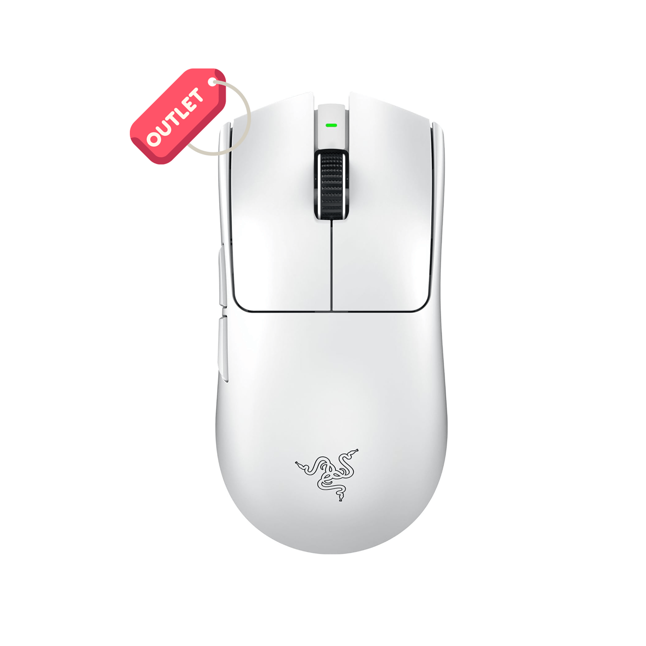 OUTLET Razer Viper V3 Pro - Ultralight Kablosuz Espor Oyun Mouse'u (8K Hz HyperPolling, 55g hafif tasarım, Focus Pro Sensör 35K DPI, HyperSpeed Kablosuz, 95 saat pil ömrü) Beyaz