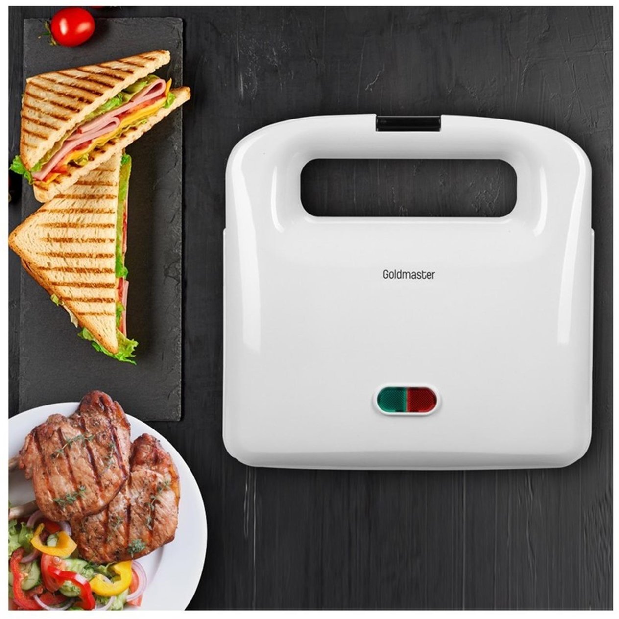Goldmaster Mılk In-6407 Mını Tost Makınesı - Beyaz