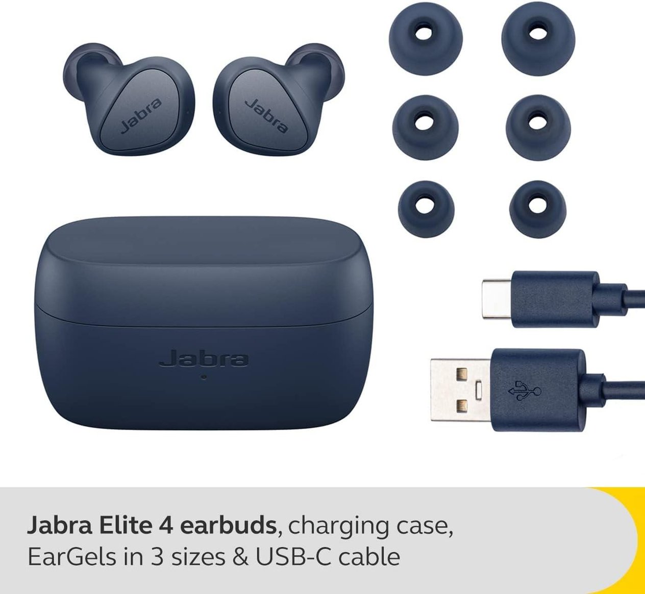Jabra Elite 4 Bluetooth Kulaklık - Lacivert
