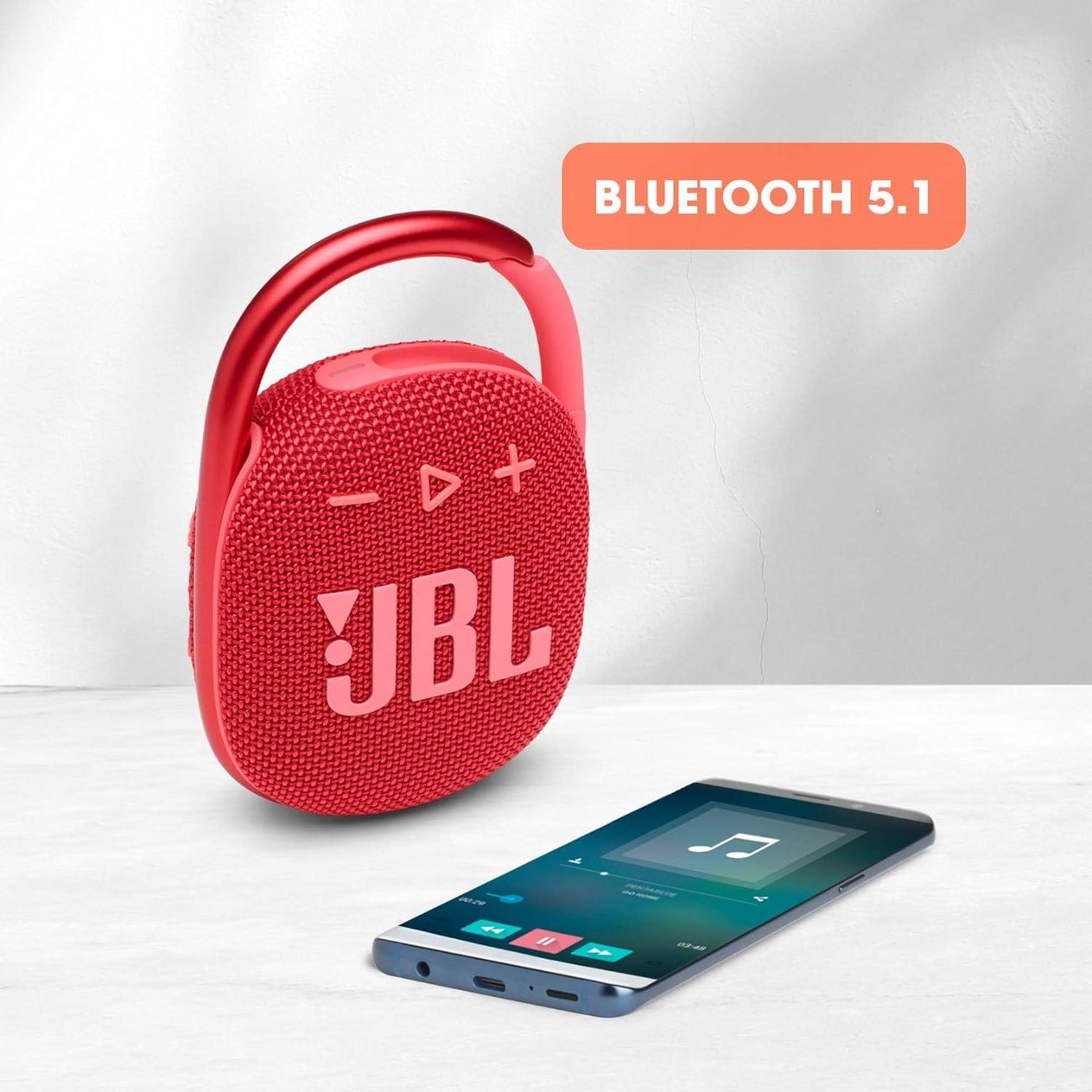 JBL Clip 4 Taşınabilir Hoparlör - Kırmızı