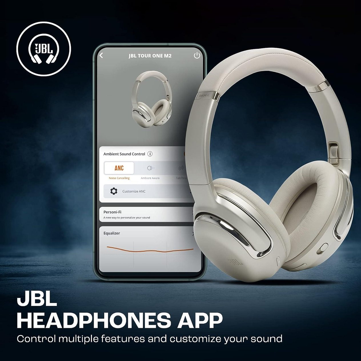 JBL Tour One M2 Wireless Kulaklık OE White JB.JBLTOURONEM2CPG