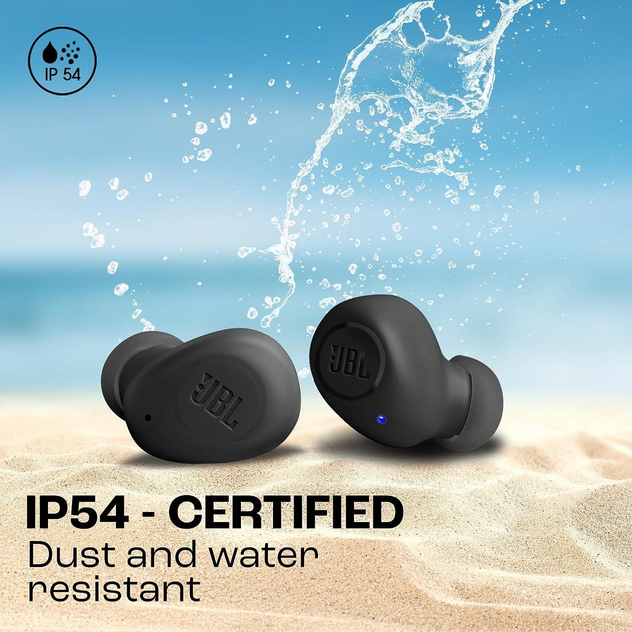 JBL Wave Buds Kablosuz Kulakiçi Kulaklık IE Siyah JB.JBLWBUDSBLK