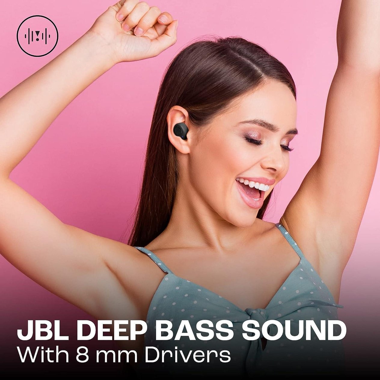 JBL Wave Buds Kablosuz Kulakiçi Kulaklık IE Siyah JB.JBLWBUDSBLK