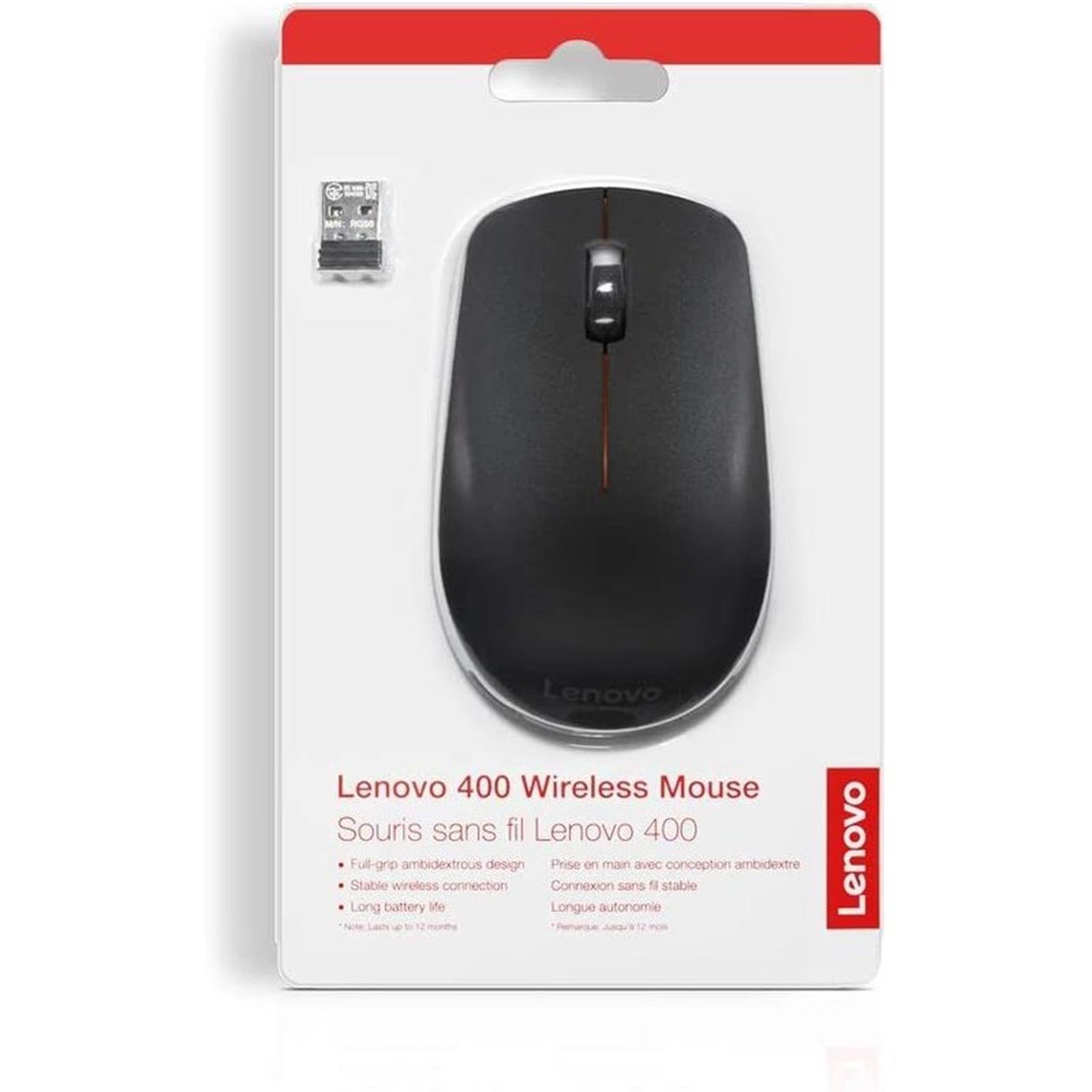 Lenovo 400 Kablosuz 2,4 Ghz 1200 Dpı Mouse Gy50r91293