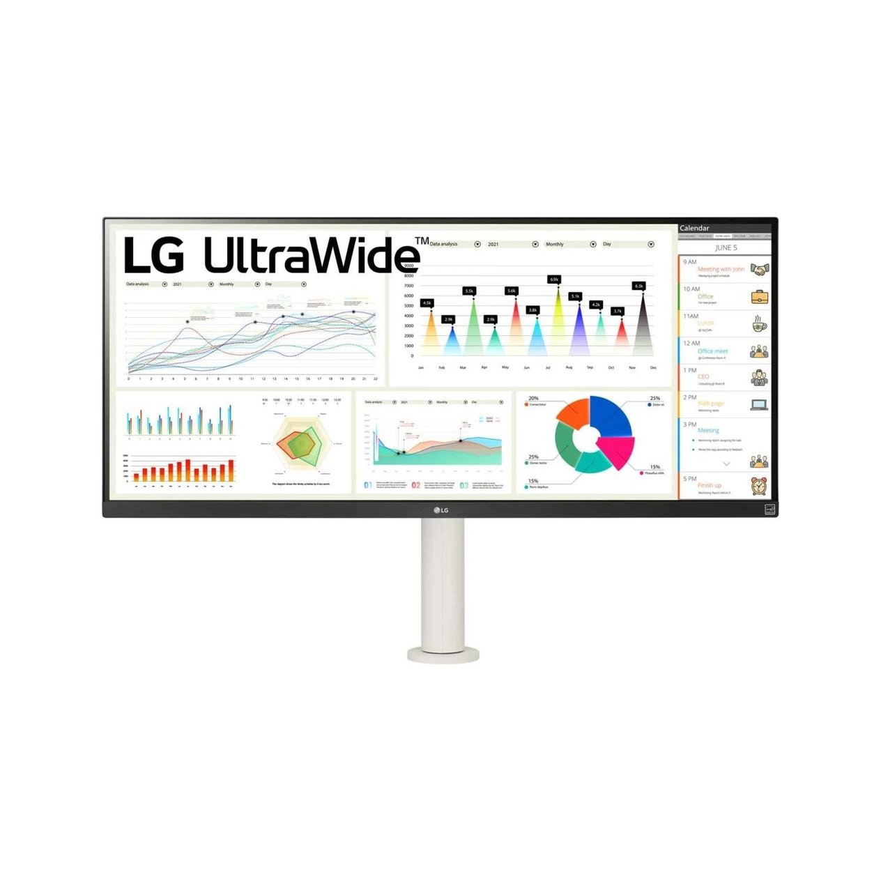 LG 34 1Ms 60Hz (HDMI-Display-USC-C) UltraWide FHD Monitör 34WQ680-W           